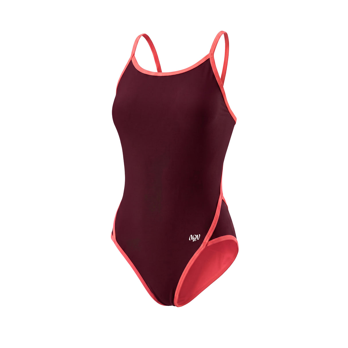 AQV Women's Essentials Thin Strap 1 Pce Swimsuit