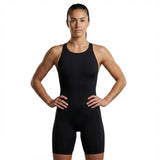 Women's Aqua Pro Back Legsuit Black - Aquavision