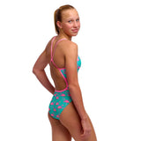 Girls Go Flamingo Single Strap 1 Piece Swimsuit - Funkita