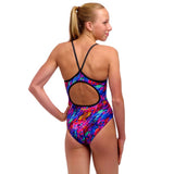 Girls Big Bang Diamond Back 1 Piece Swimsuit - Funkita