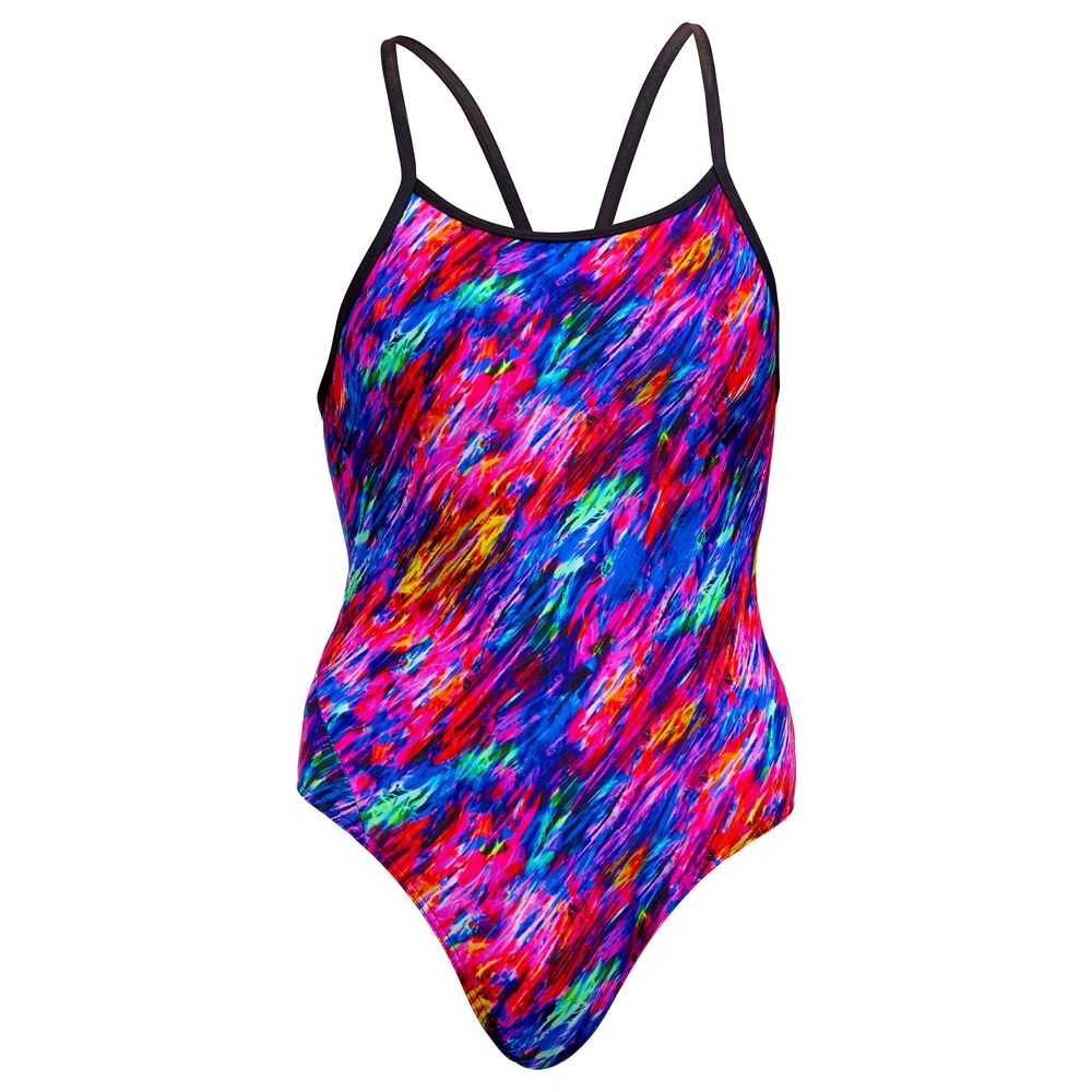 Girls Big Bang Diamond Back 1 Piece Swimsuit - Funkita