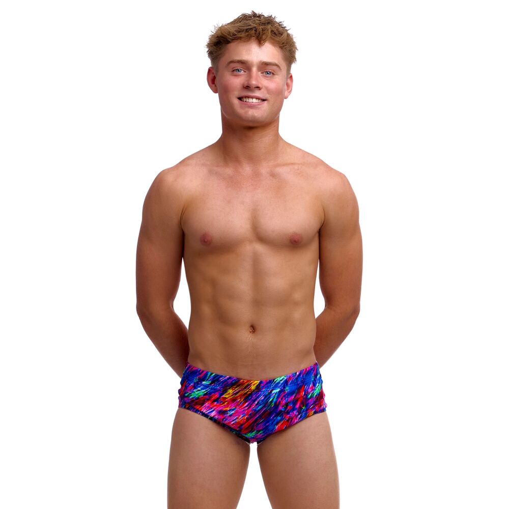 Boys Big Bang Sidewinder Swim Trunks - Funky Trunks