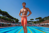 Men's Powerskin Carbon Glide Jammer LE Sunset Coral Arena