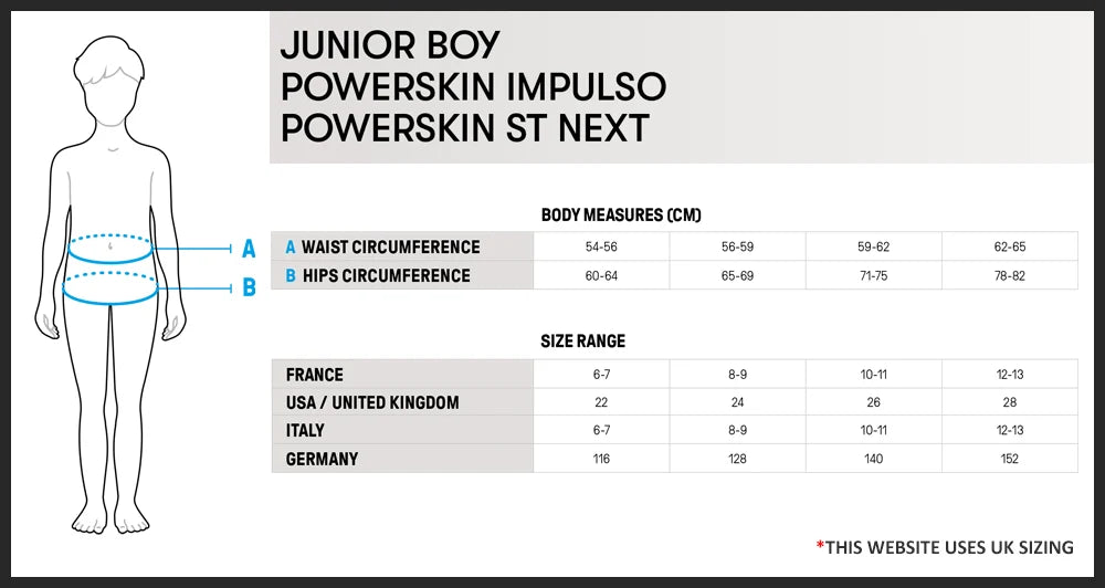 Boys Powerskin ST NEXT LE Racing Jammer - Fireflow Seaglass Arena