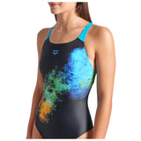 Arena Womens Feel Vibrant Swim Pro Back Swimsuit