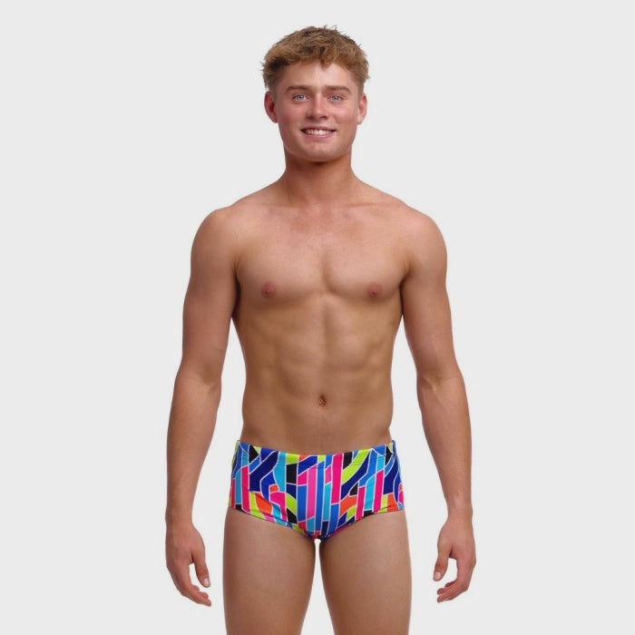 Boys Fault Lines Sidewinder Swim Trunks - Funky Trunks