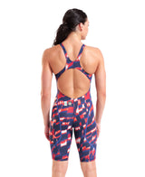 Women's Powerskin ST Next LE OB Red-White-Blue Racesuit - Arena